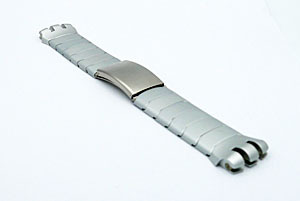 Swatch horlogebandje alumunium mat met slot ( 4004AL Large)